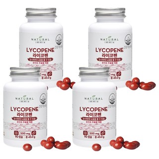 NATURAL immix 番茄红素膠囊 45g, 90顆, 4個