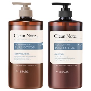 케라시스 클린노트 샴푸 퓨어 코튼향 + 트리트먼트, 1개, 1L