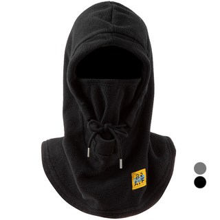 CARET 刷毛巴拉克拉法帽 冬季圍脖, 黑色, 1個