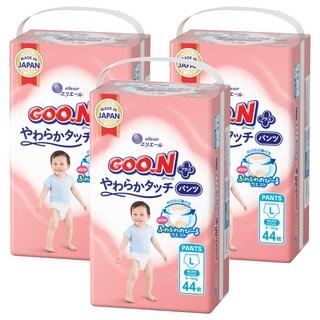 GOO.N 大王 日本製 肌快適褲型尿布 9~14 kg, L, 132片