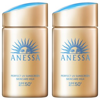 ANESSA 安耐曬 台灣公司貨 金鑽高效防曬露NA 5X版, 2瓶, 60ml