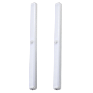 長型磁吸感應燈 2條裝, LED, 白光/暖光, 黃光款, 1組