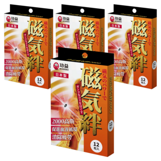 KOUEKI 功益 磁氣絆 2000高斯, 4個, 12個裝