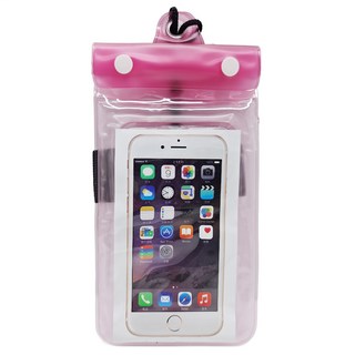 Hisato 手機防水袋 氣囊款, 四層防水 IPX8級防水, 透粉色, 1個