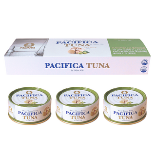 PACIFICA TUNA 橄欖油鮪魚罐頭, 135g, 3罐