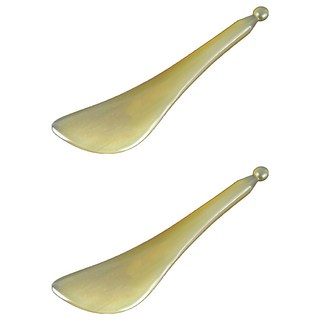 MEO 水牛角臉部按摩刮痧板, 2個, 單一顏色