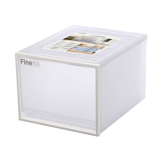 KEYWAY 聯府 單抽屜整理箱 深型 50L, 透明色, 1個
