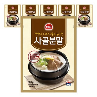 해표 사골분말, 6개, 500g