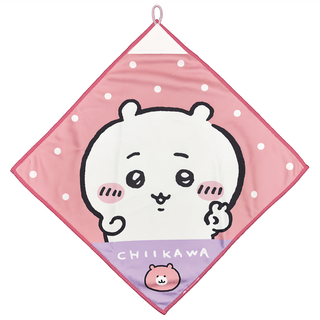 Chiikawa 吉伊卡哇 吉伊卡哇 擦手巾 大方巾 35 x 35cm, 1個, 粉紅色