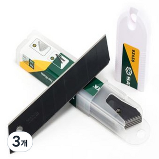 사타 컷터칼 날 대형 25 x 125 mm 93438 10p, 3개