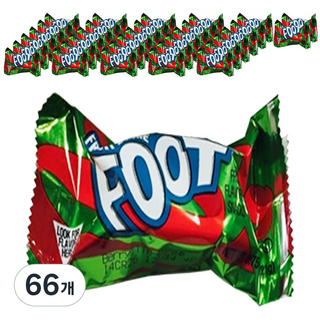 후룻바이더풋 젤리 1개입, 21g, 66개