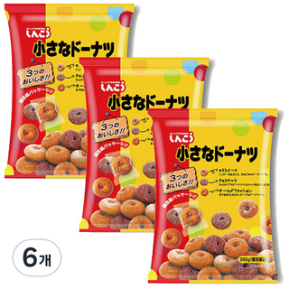 Shinko 迷你甜甜圈, 200g, 6袋