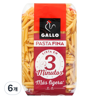 Gallo 公雞牌 3分鐘速食筆管麵, 6個, 400g