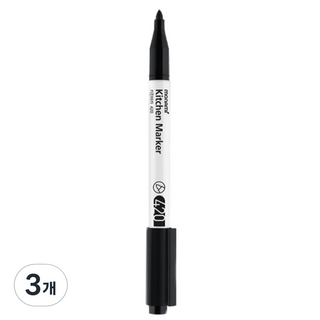 모나미 키친 마카 420, 블랙, 3개