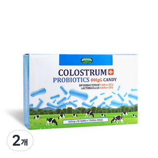 NATURE'S TOP 牛乳益生菌口嚼錠, 90顆, 6罐