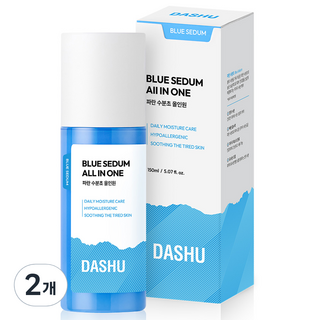DASHU Blue Sedum多效男士護膚乳, 2瓶, 150ml