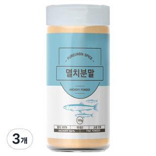 PUREUNBIN 鯷魚粉末, 100g, 3個