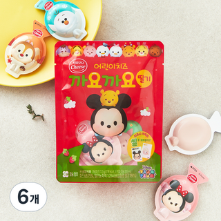 서울우유치즈 까요까요 딸기 (냉장), 72.5g, 6개