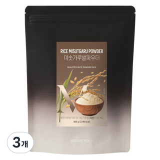 Nature Tea 穀物米粉, 800g, 3個, 1入