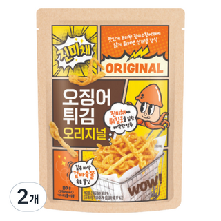 炸魷魚條 原味, 2個, 80g