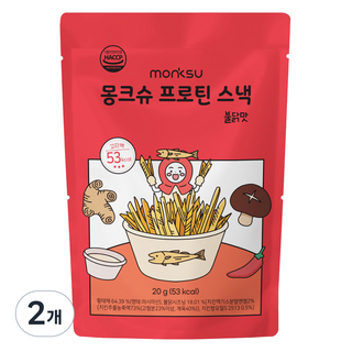 蛋白質明太魚條 火辣雞風味, 2個, 20g