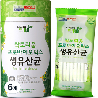 LACTO RIU M 益生菌粉 50條入, 6罐, 100g