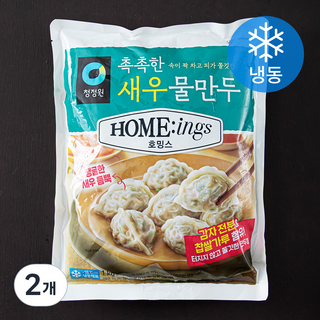 청정원 호밍스 촉촉한 새우 물만두 (냉동), 1kg, 2개