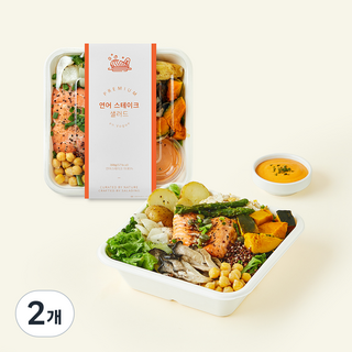 en Vogue 연어 스테이크 샐러드, 388g, 2개