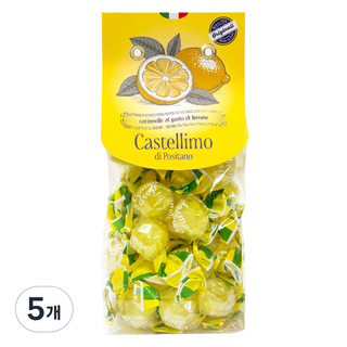 라이킹 카스텔리모 포지타노 레몬 캔디, 200g, 5개