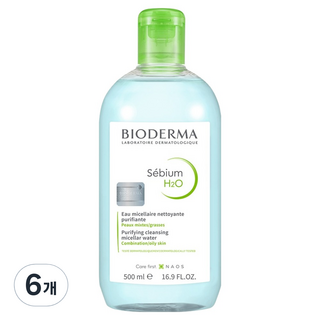 BIODERMA Seviem H2O卸妝水, 500ml, 6個