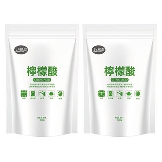 巧易潔 檸檬酸 500g 重量包 可自然分解 不汙染環境 環保友愛地球, 2包