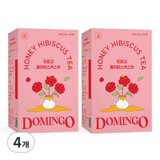 도밍고 꿀히비스커스차, 1.5g, 20개입, 4개