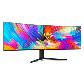 라익미 5K DQHD 울트라 와이드 커브드 60 무결점 모니터, 124cm, WU49 무결점