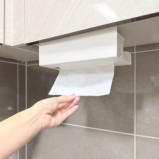 모나코올리브 모노 싱크 상단 티슈 디스펜서, 화이트, 1개