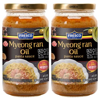 OTTOGI 不倒翁 明太子橄欖油義大利麵醬, 2個, 380g