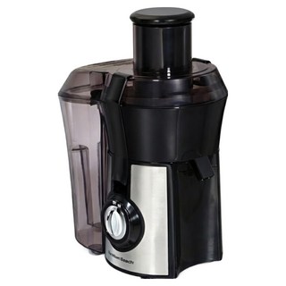 Hamilton Beach 漢美馳 Big Mouth Pro 高纖萃取蔬果榨汁機 1.1 HP 馬達 大口徑, 67608-TW, 黑色