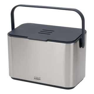 Joseph Joseph 桌上型除臭廚餘桶 4L, 1個, 銀色