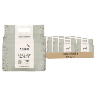 Noopii 美好尿布 黏貼型 2號 3~6kg, S, 192片