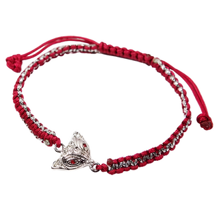 狐仙招桃花人際手鍊5g, 均碼, 銀紅線款