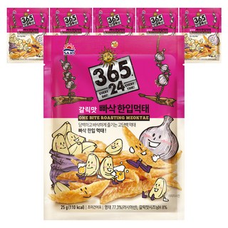 365.24 Sajo 香脆一口黃太魚乾 蒜味, 25g, 6個