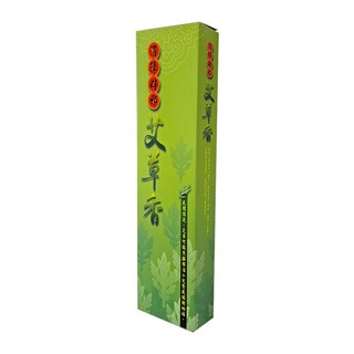 滿庭香 消障避邪艾草香，艾草粉、琥珀、芙蓉、松香等成分，香棒長度39.5±0.2mm, 艾草香
