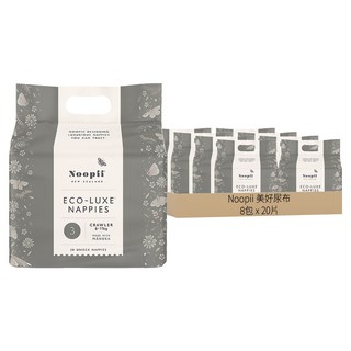 Noopii 美好尿布 黏貼型 3號 6~11kg, M, 160片