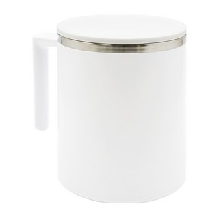 鑽技 二代 2S 基礎款全自動磁力攪拌杯 (360ml)，食品級304不鏽鋼杯體，IP67級防水, 白色, 1個