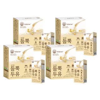 유기농마루 듬뿍두유 담백한맛, 190ml, 64개