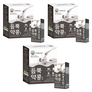 유기농마루 듬뿍약콩 두유, 190ml, 48개