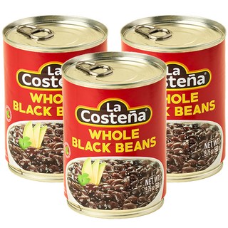La Costena 原粒黑豆, 560g, 3個