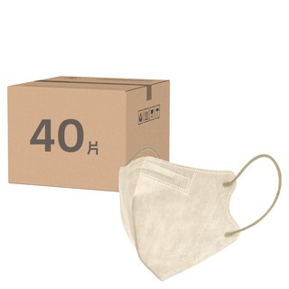 CHENYU 辰昱 3D涼感醫療口罩 L(14.5 x 10.3cm), 燕麥拿鐵, 20片, 2盒