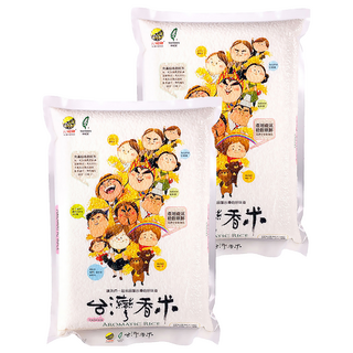 大橋牌 台灣香米 - 台灣國寶級高品質 淡雅芋頭甜香, CNS一等, 2kg, 2包