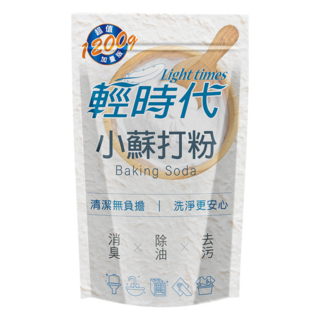 輕時代 小蘇打粉 清潔去污 消除異味, 1.2kg, 1包
