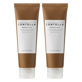 SKIN1004 理膚天使 馬達加斯加積雪草弱酸性洗面乳, 125ml, 2個